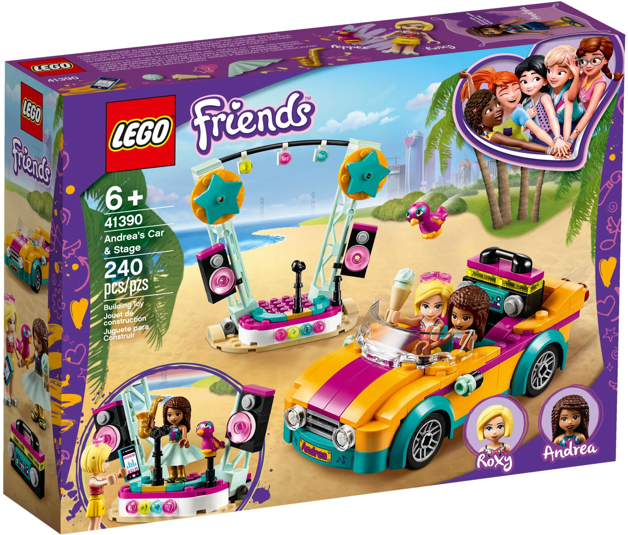 Andrea's car and stage 乐高 LEGO 41390 image 1