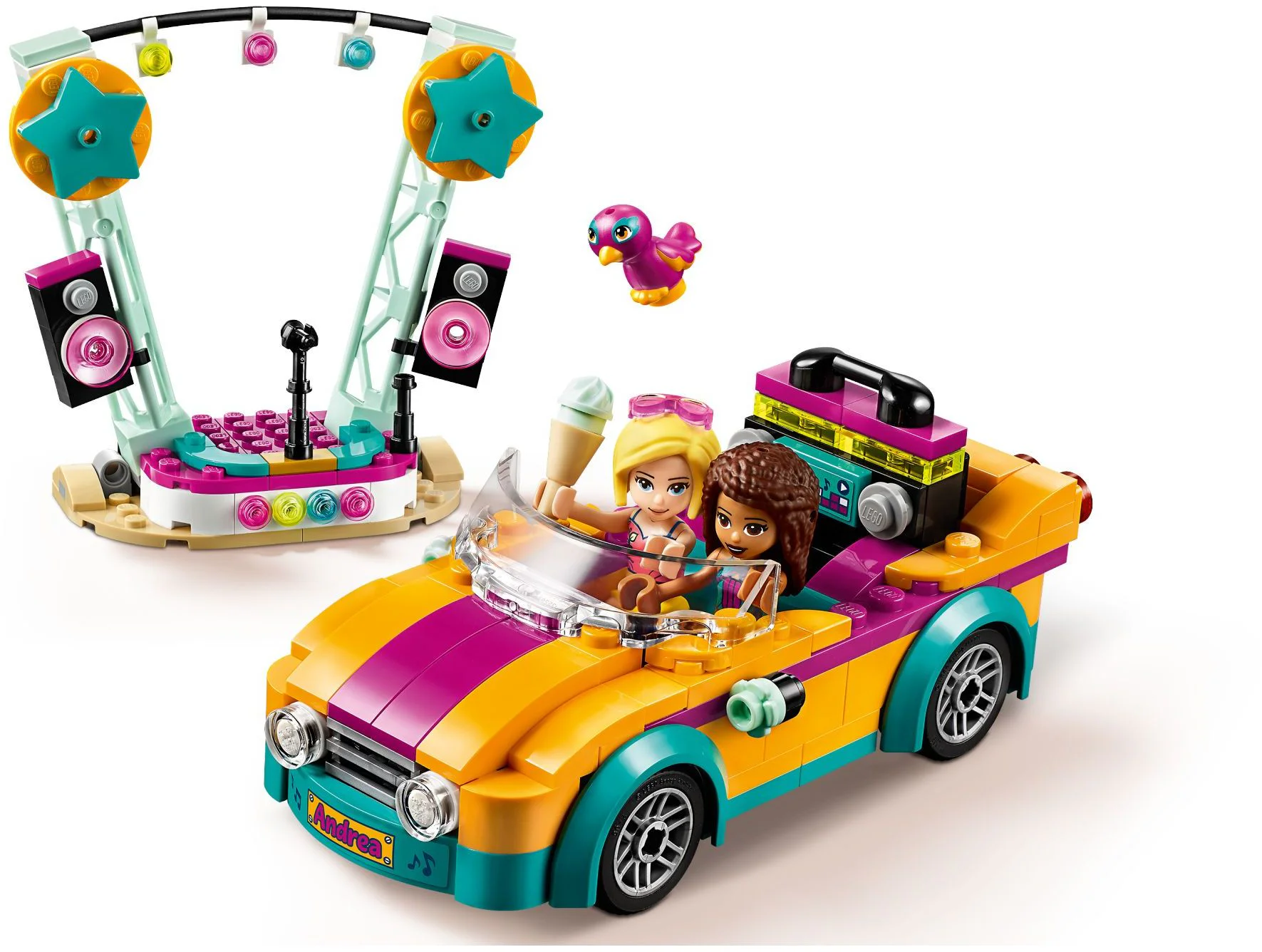 Andrea's car and stage 乐高 LEGO 41390 image 2