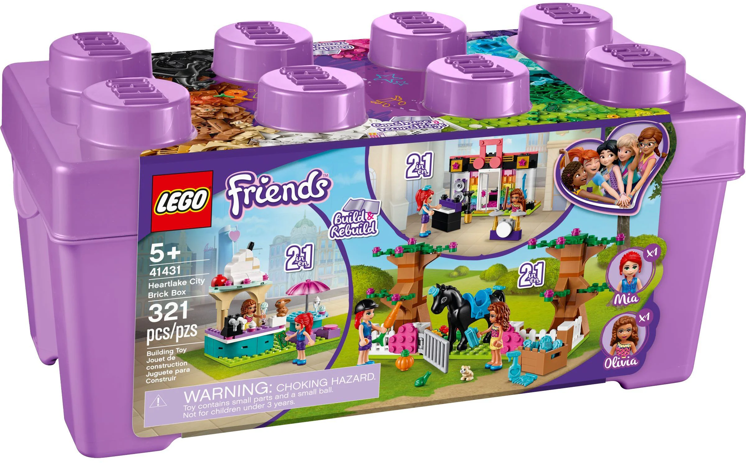 Heart Lake Block Box 乐高 LEGO 41431 image 2