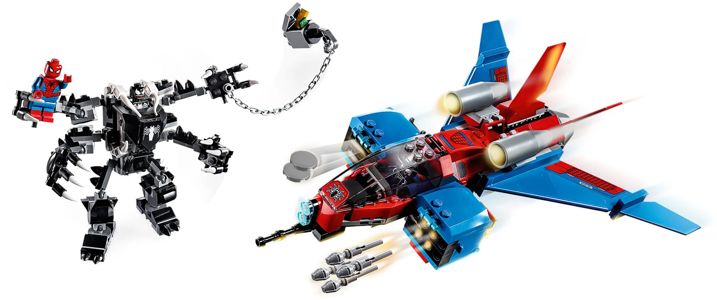 Spider-Man jets, battle venom armor SY1484C image 2