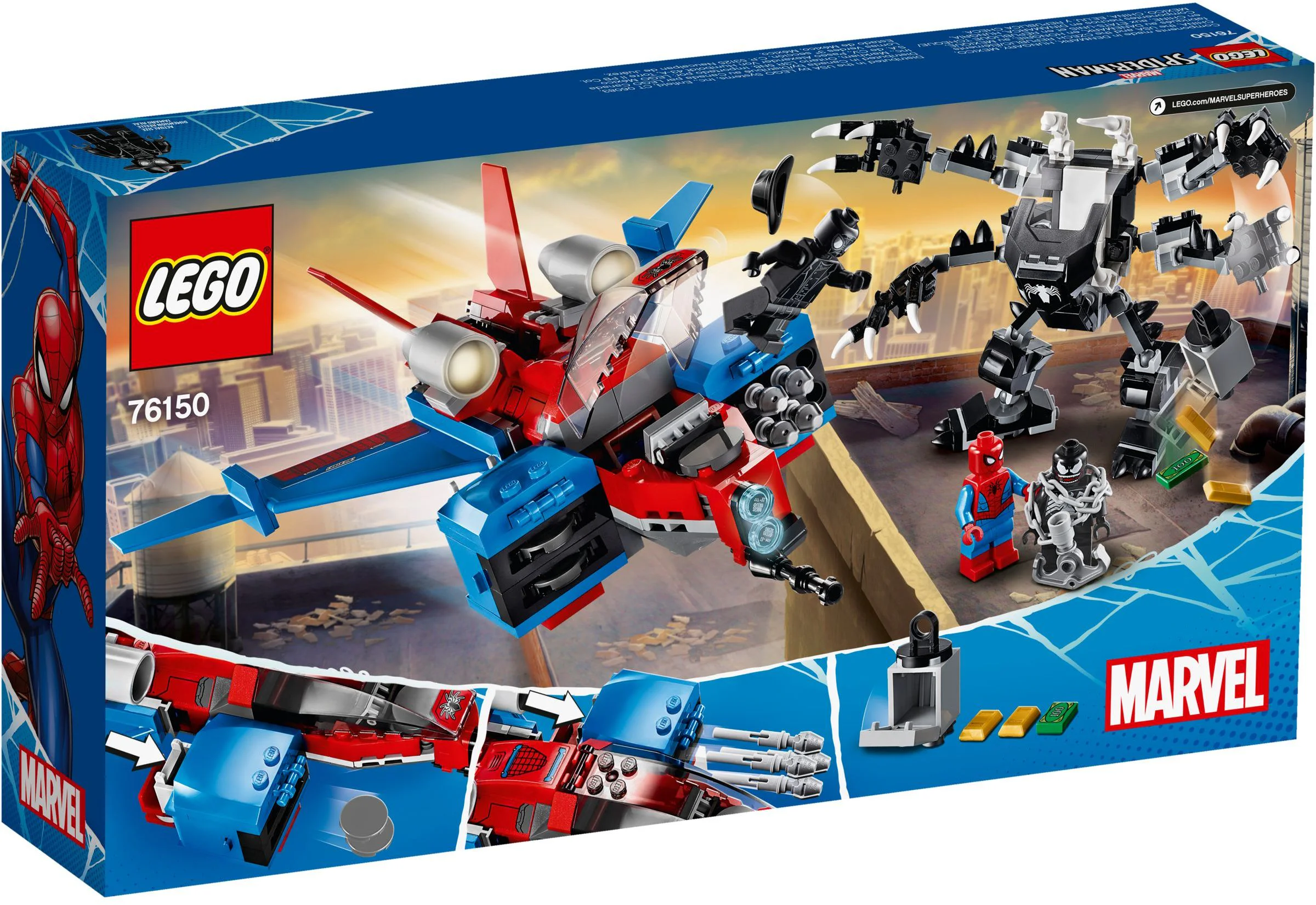 Spider-Man jets, battle venom armor SY1484C image 4