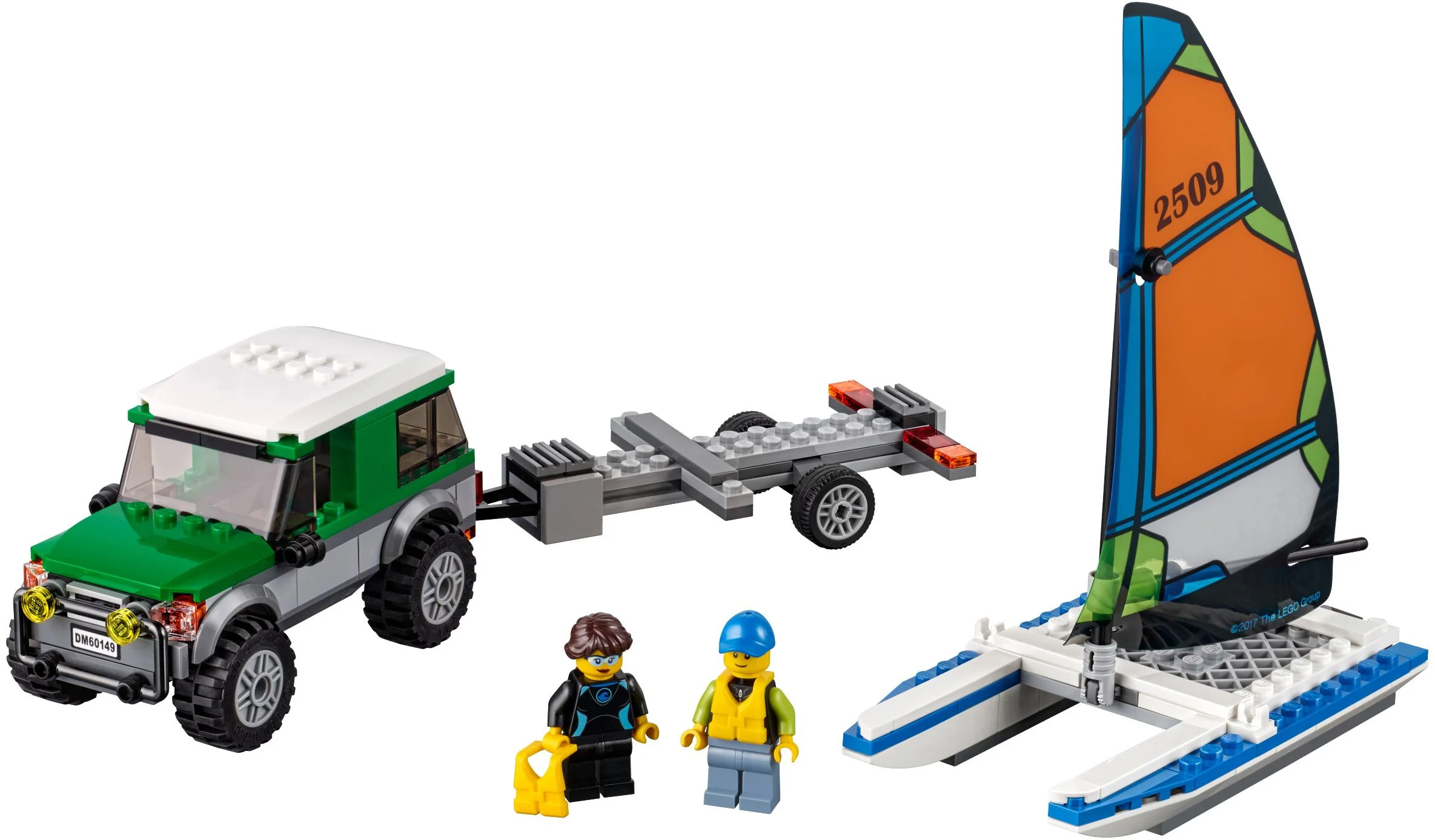 Quad vehicle and double-hulled sailing boat 02027