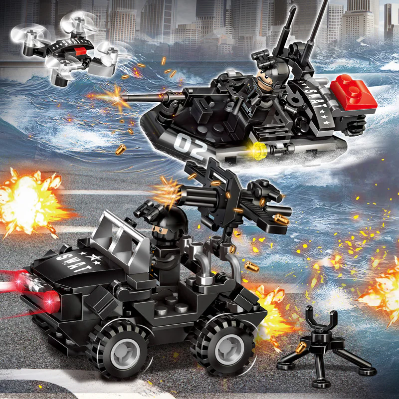 Special police force: fully armed to defend peace 哲高 ZHEGAO QL0152 image 1