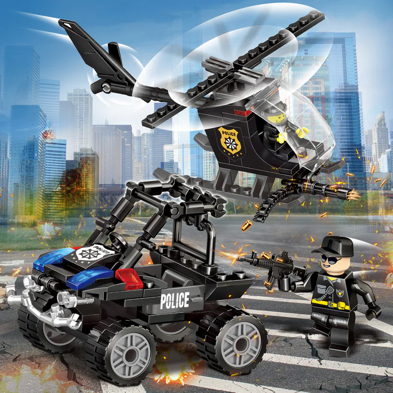 Special police force: fully armed to defend peace 哲高 ZHEGAO QL0152 image 2