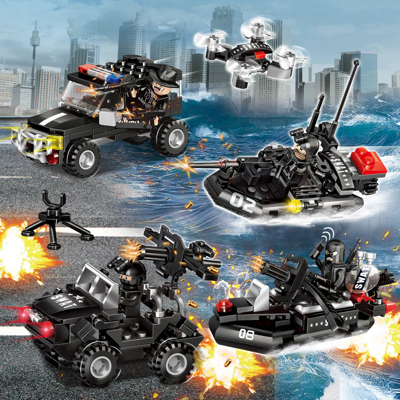Special police force: fully armed to defend peace 哲高 ZHEGAO QL0152 image 4