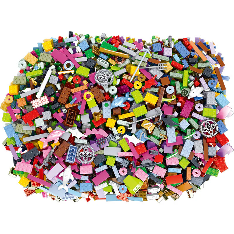 FREE-TO-ASSEMBLE CREATIVE BASE DIY SMALL BUILDING BLOCKS 哲高 ZHEGAO QL1493 image 4