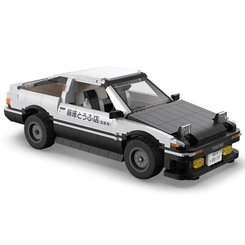 Initial D: Tofu Shop Toyota AE86 Drift Car 咔搭 CaDA/双鹰 DoubleE C61019