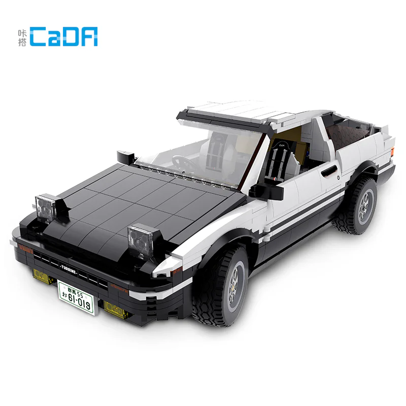 Initial D: Tofu Shop Toyota AE86 Drift Car 咔搭 CaDA/双鹰 DoubleE C61019 image 4