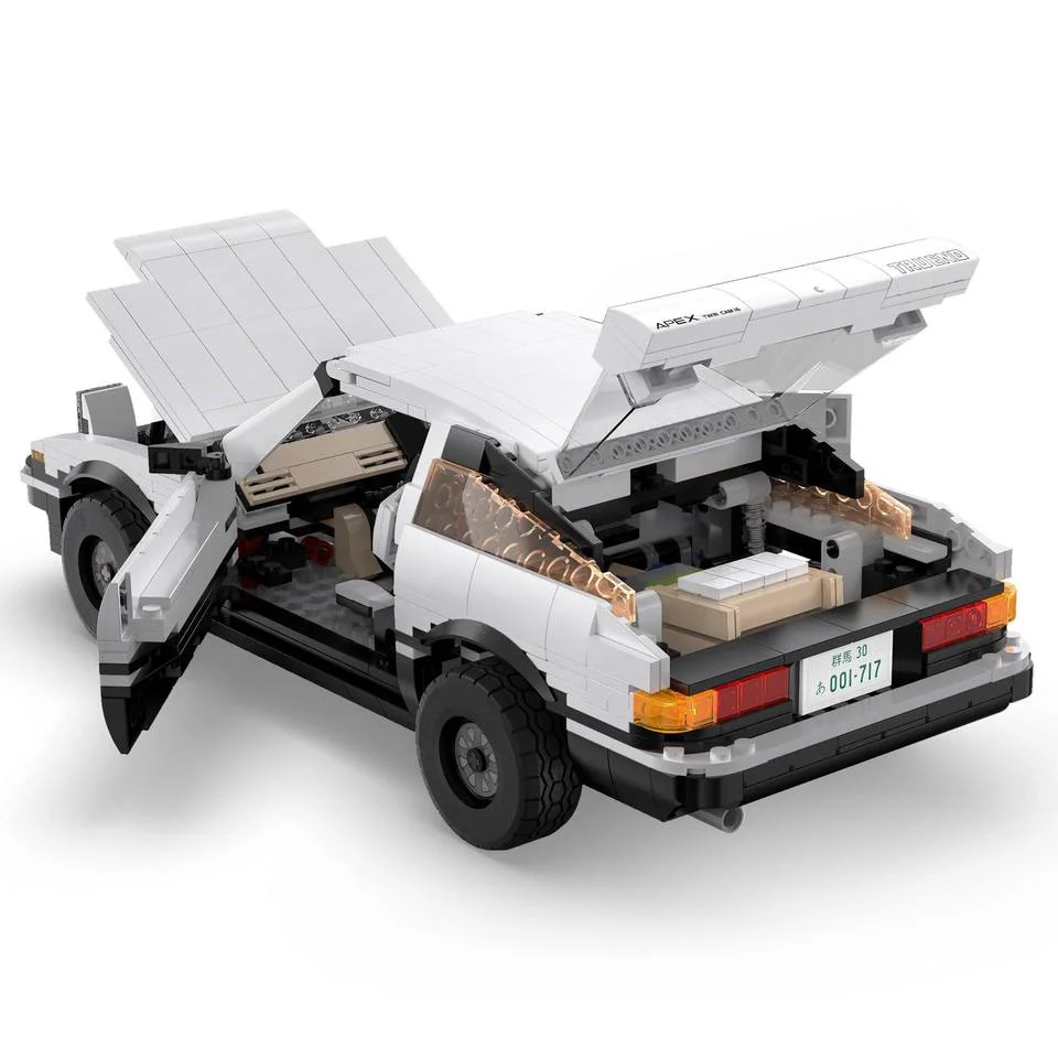 Initial D: Tofu Shop Toyota AE86 Drift Car 咔搭 CaDA/双鹰 DoubleE C61019 image 5