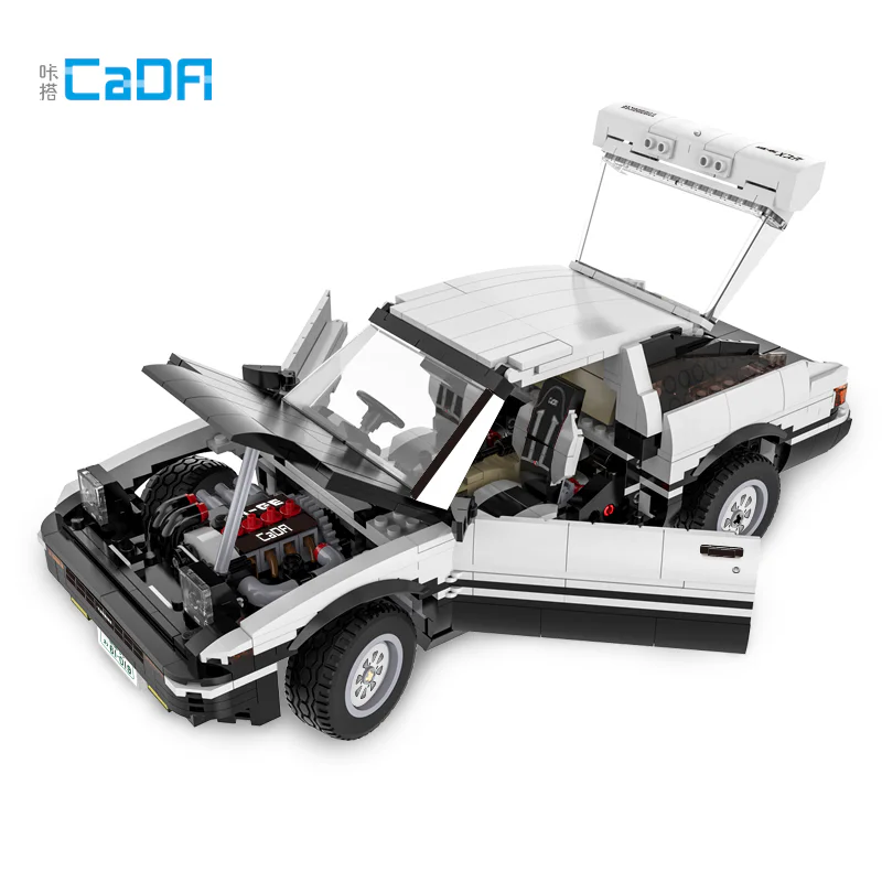 Initial D: Tofu Shop Toyota AE86 Drift Car 咔搭 CaDA/双鹰 DoubleE C61019 image 6