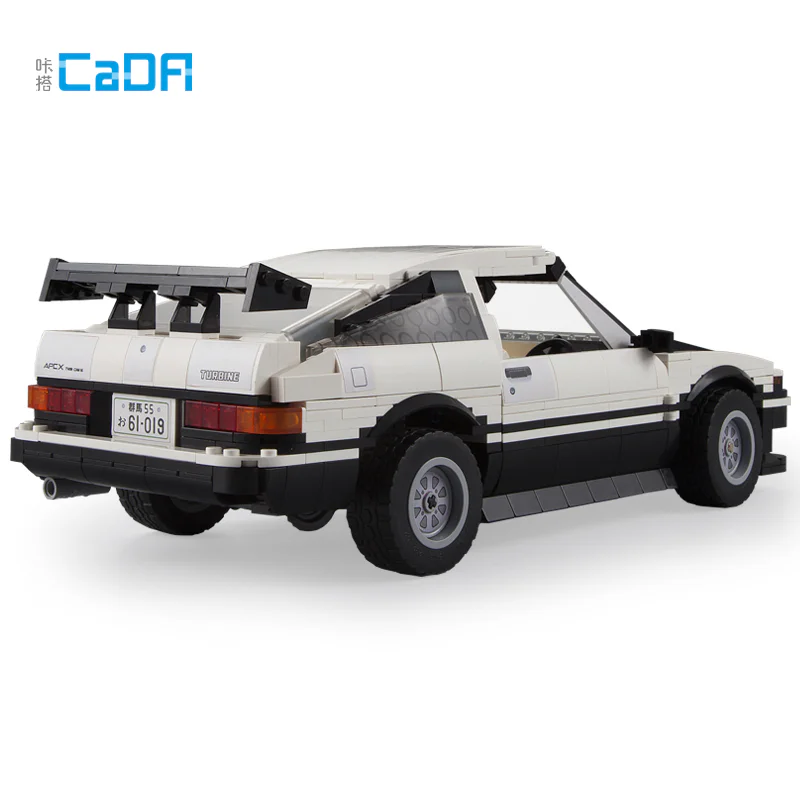 Initial D: Tofu Shop Toyota AE86 Drift Car 咔搭 CaDA/双鹰 DoubleE C61019 image 8
