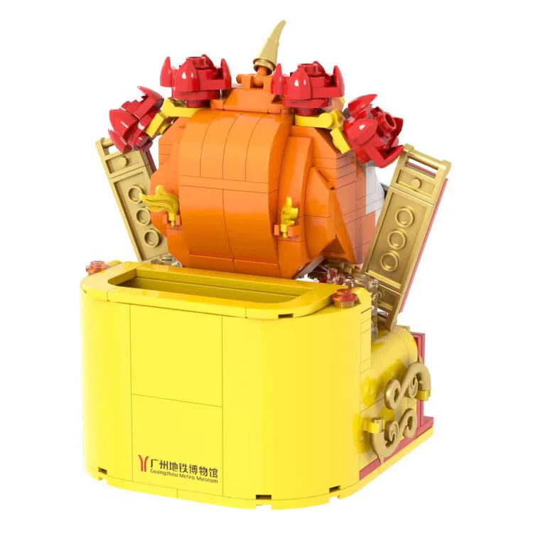 National Tiger Head: Awakened Lion Looks Like a Fairy 万物可砌 Brickable BR6001 image 8