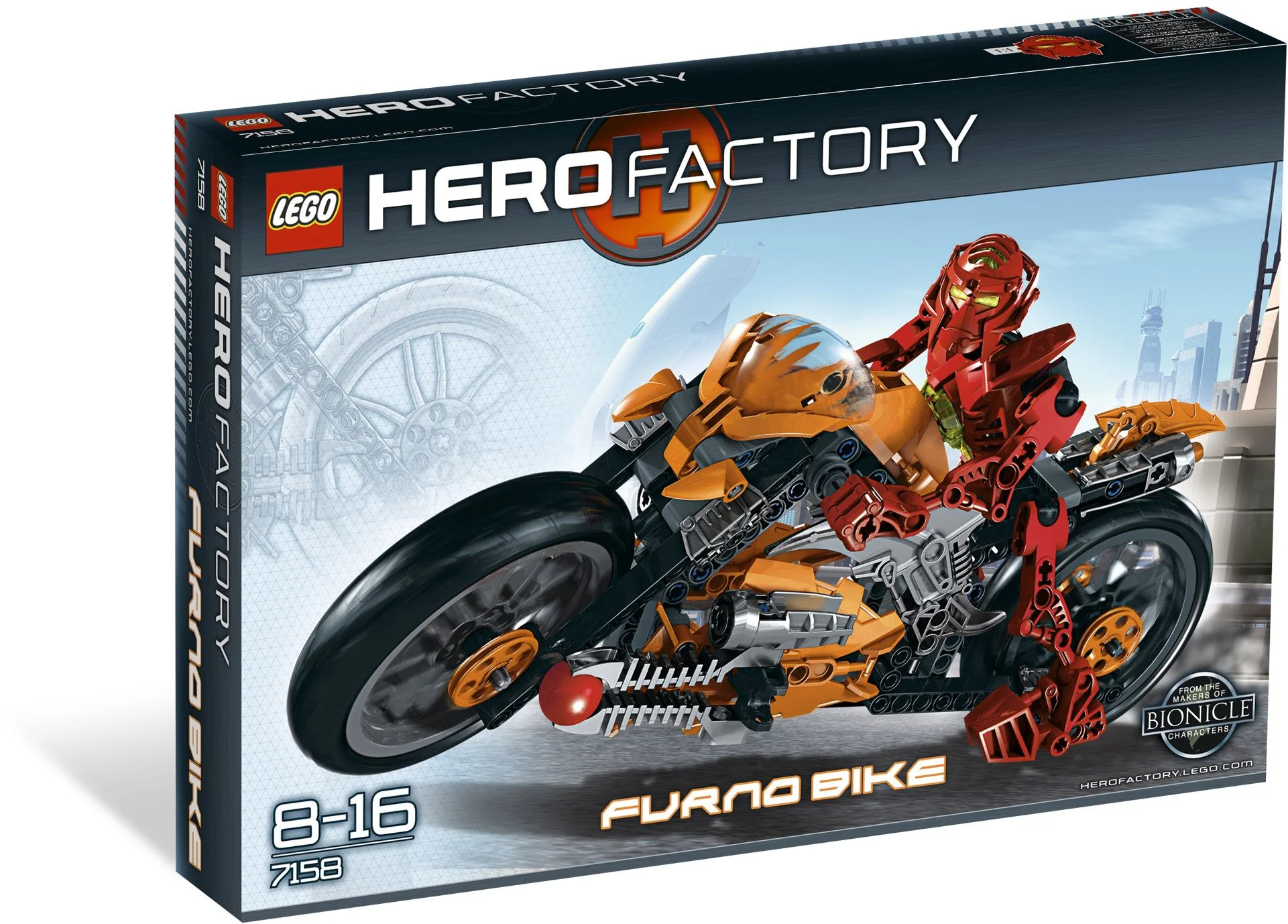 Hero Factory: Guang Ming Motorcycle 乐高 LEGO 7158 image 1