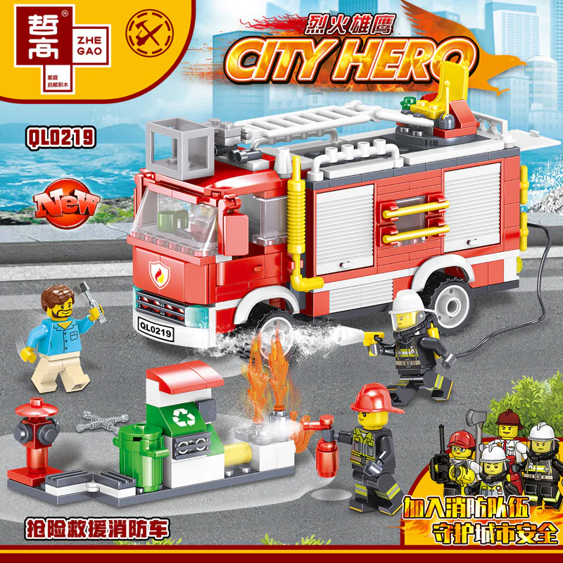 "Flaming Eagle: Rescue Fire Engine" 哲高 ZHEGAO QL0219