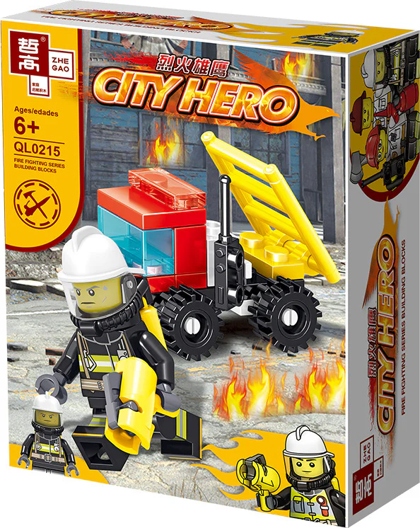 Flaming Eagles: Fire Fighting Pioneer Team - 8 Models 哲高 ZHEGAO QL0215 image 14