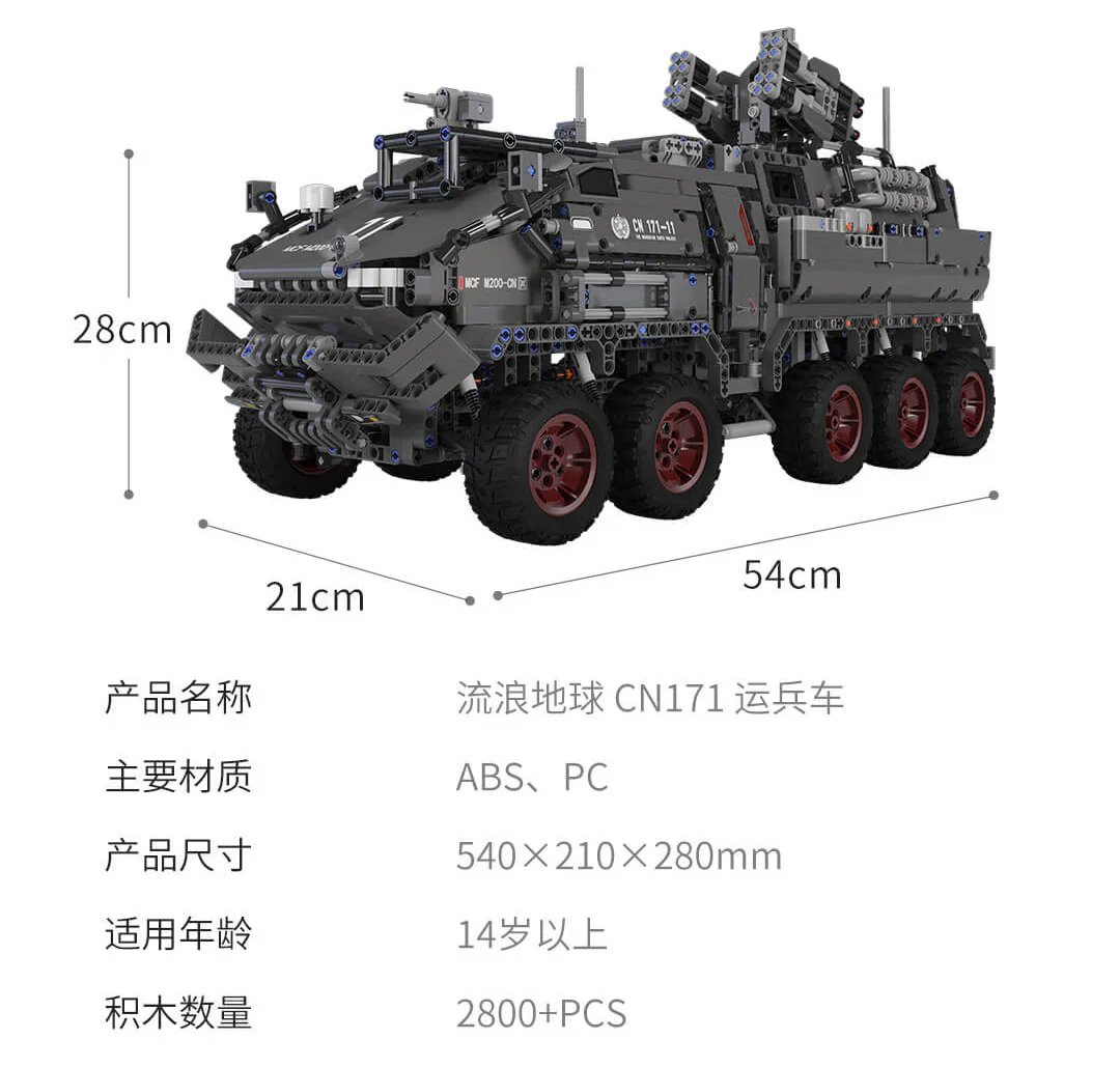 Vagabond Earth: CN171-11 Military Vehicle Transport ONEBOT/米兔MITU/小米MI 【未知】 image 1