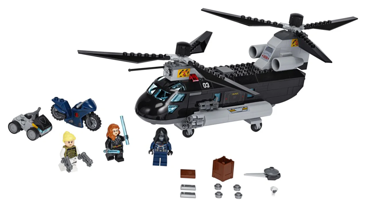 Black Widow Helicopter Pursuit 明格积木MG MG151