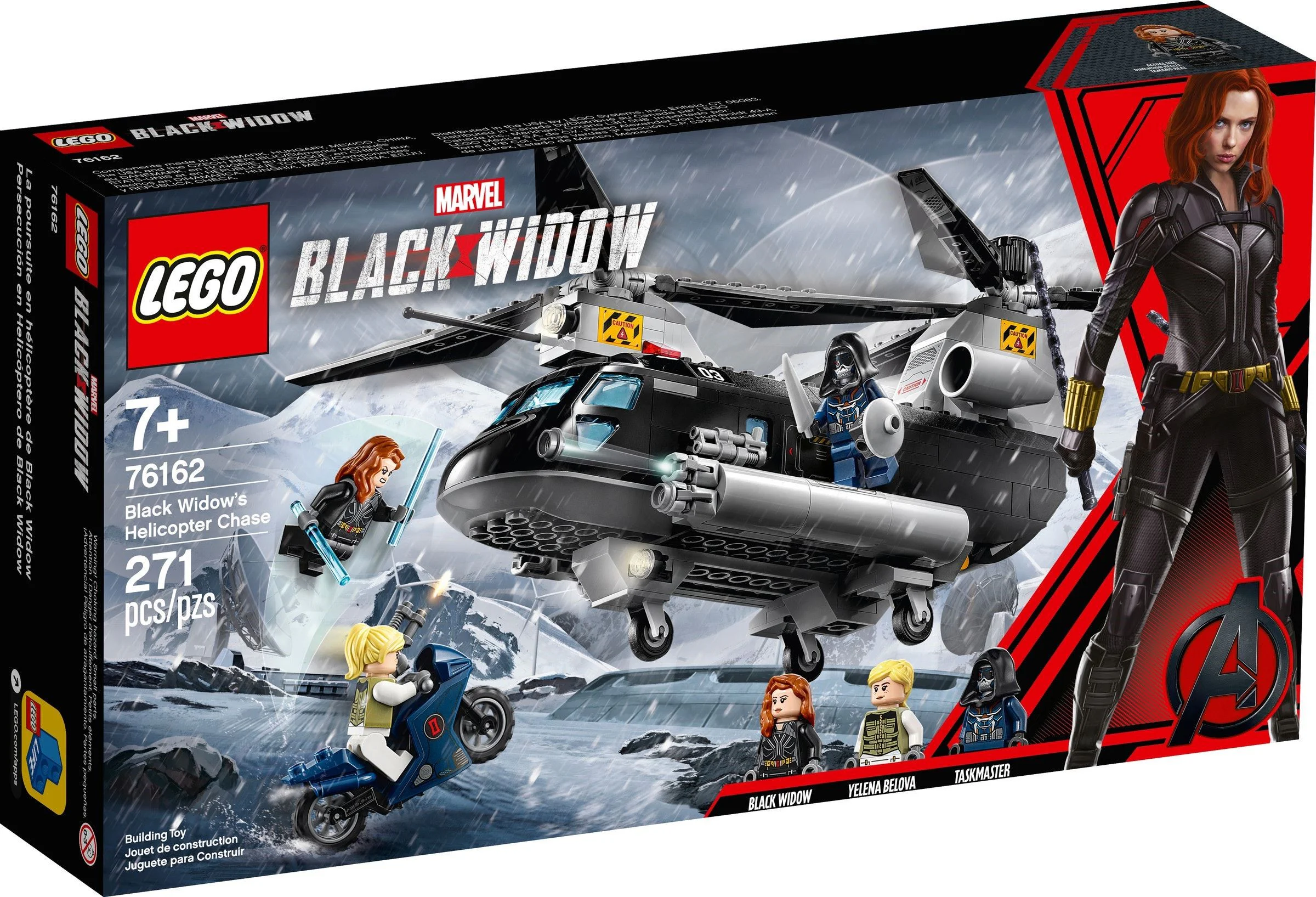 Black Widow Helicopter Pursuit 明格积木MG MG151 image 2