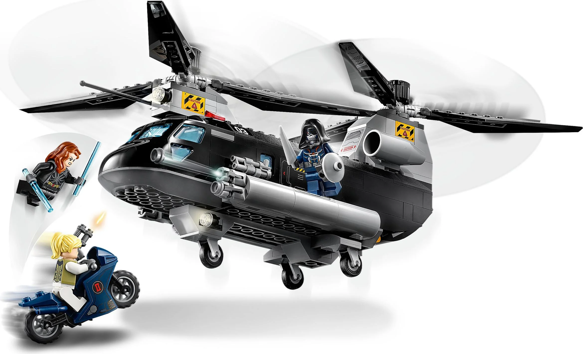 Black Widow Helicopter Pursuit 明格积木MG MG151 image 3