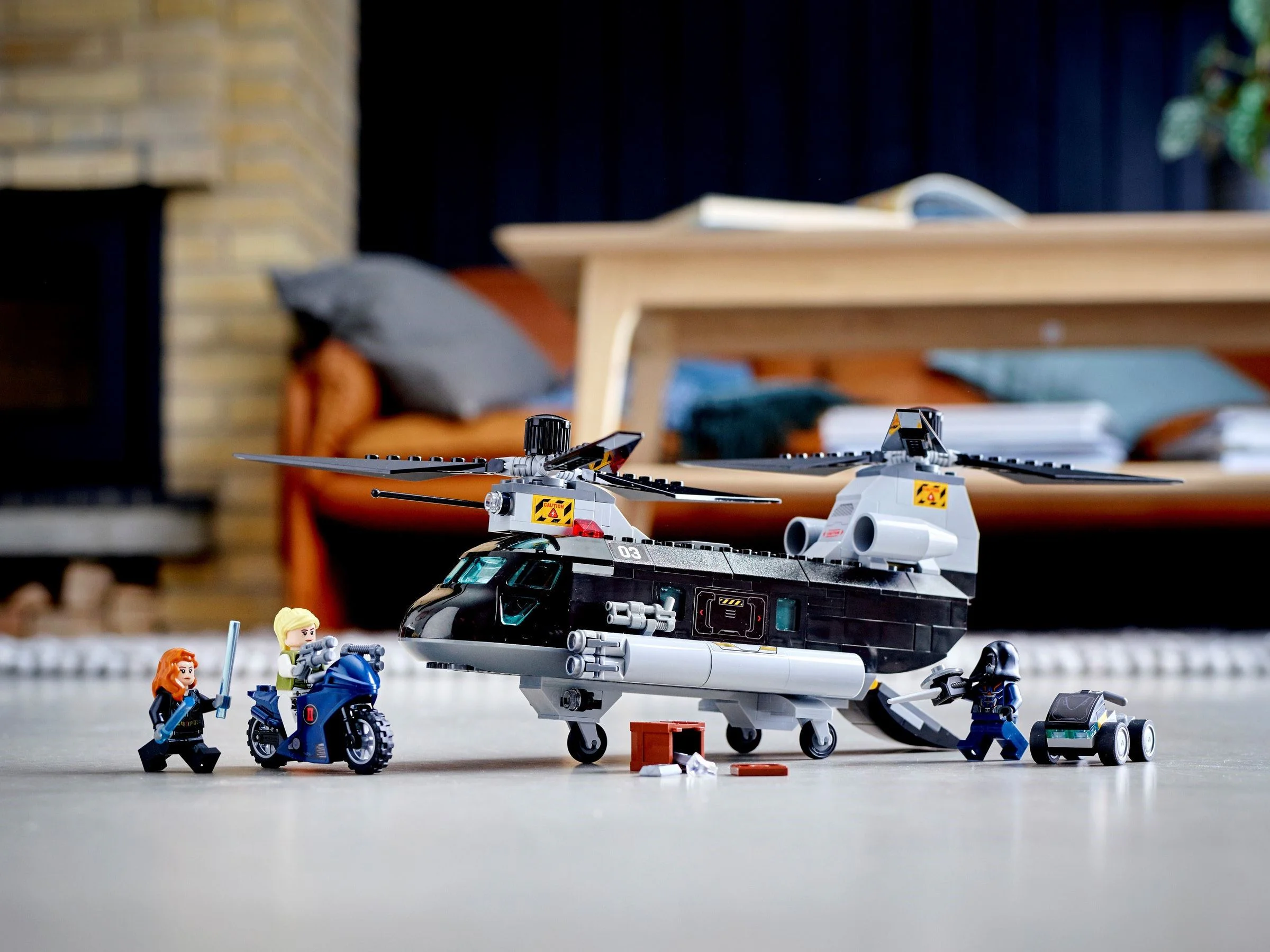 Black Widow Helicopter Pursuit 明格积木MG MG151 image 5