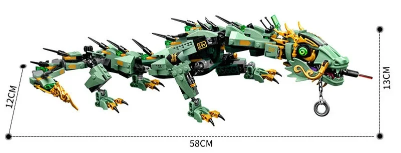 Green Ninja Mech Dragon CLB 11002 image 9