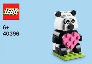 Valentine's Day Panda Mini Model: A Monthly Mystery 乐高 LEGO 40396 image 1