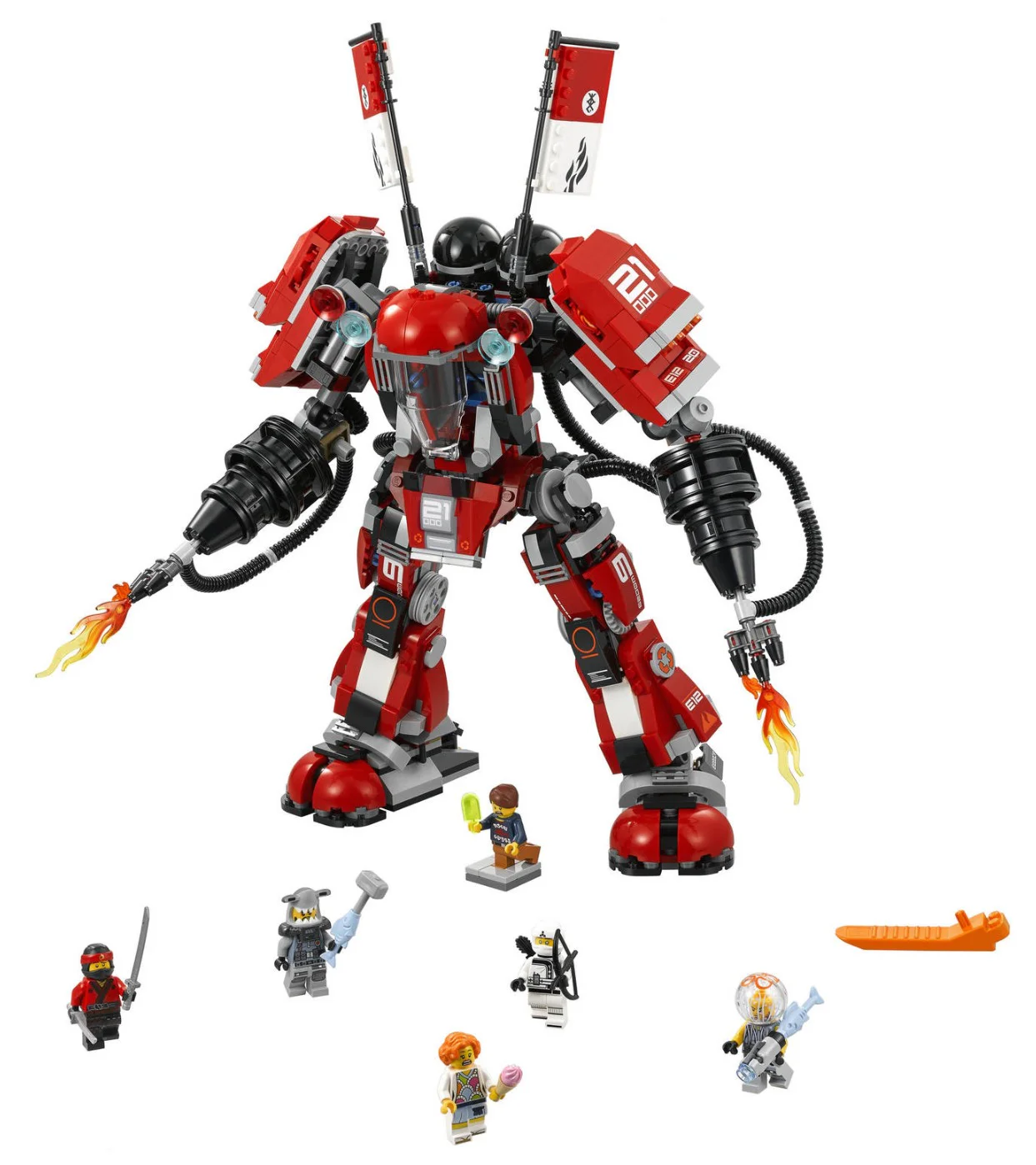 Flame Warrior's Super Explosive Mecha 无牌 4025