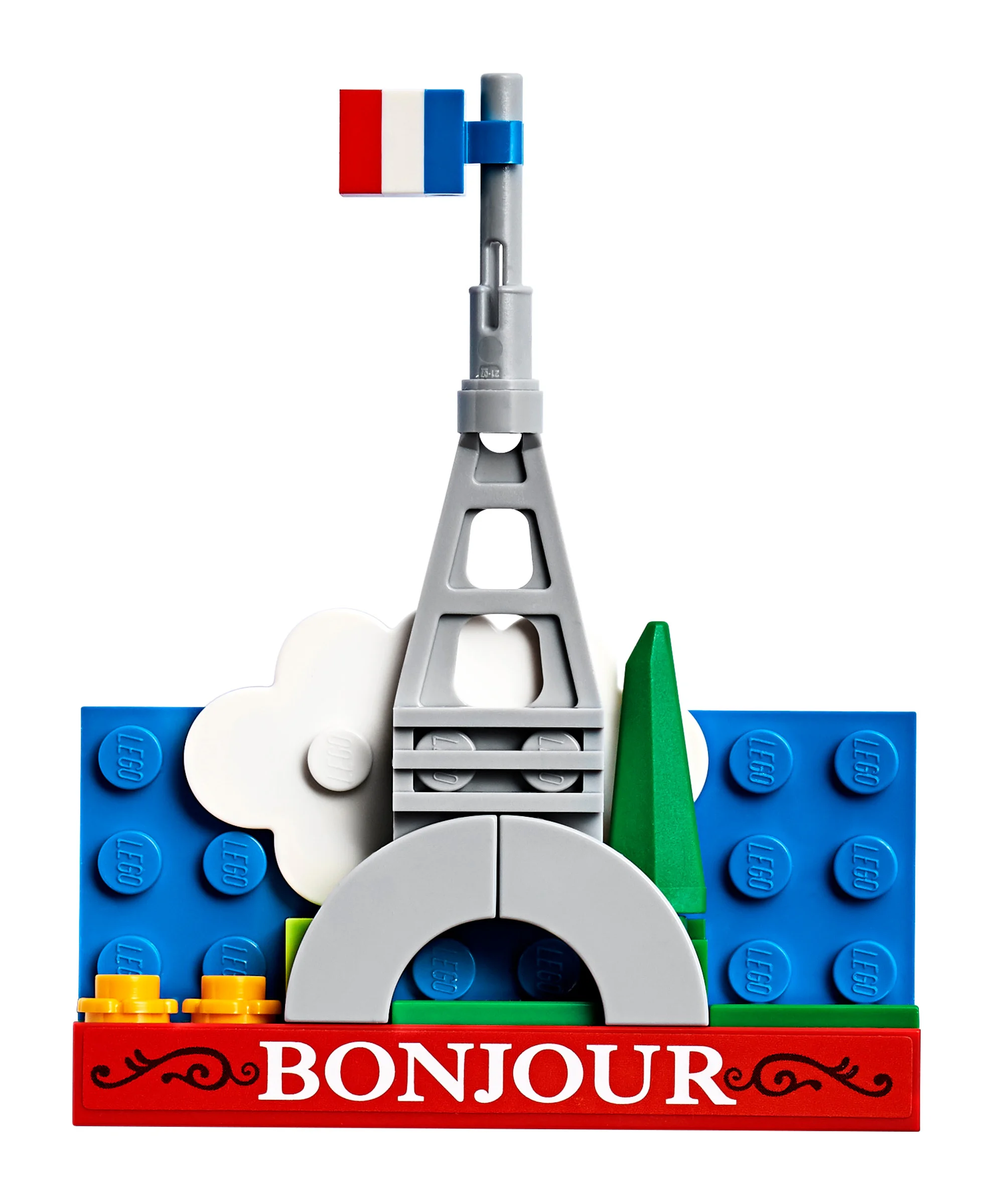 Eiffel Tower's magnetic refrigerator stickers 乐高 LEGO 854011