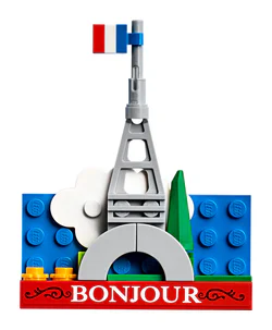 Eiffel Tower's magnetic refrigerator stickers