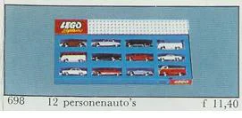 "Eighty-seven Scale 1:87 Model Car Collection" 乐高 LEGO 698-2 image 1