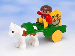 Tiny Horse Cart