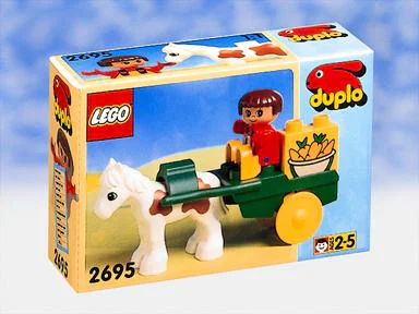 Tiny Horse Cart 乐高 LEGO 2695 image 1