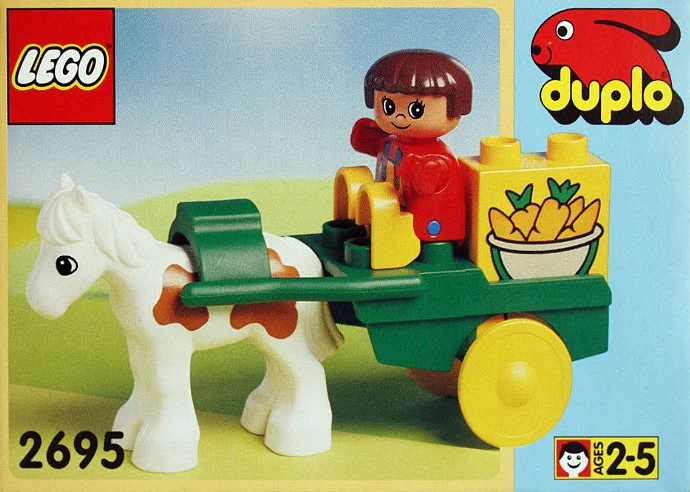 Tiny Horse Cart 乐高 LEGO 2695 image 2