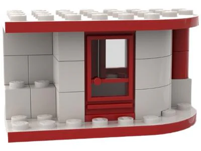 Town planning: Little house on the left corner 乐高 LEGO 212