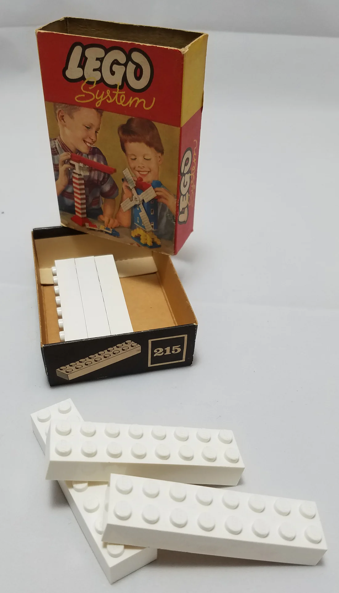 2 x 8 Bricks 乐高 LEGO 215-2 image 1