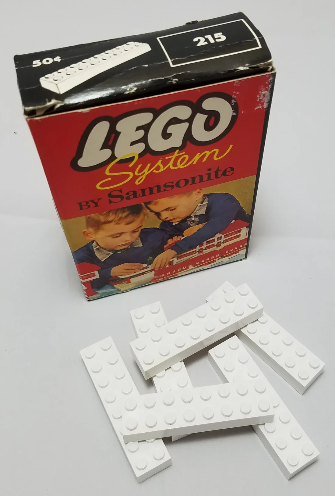 2 x 8 Bricks 乐高 LEGO 215-2 image 4