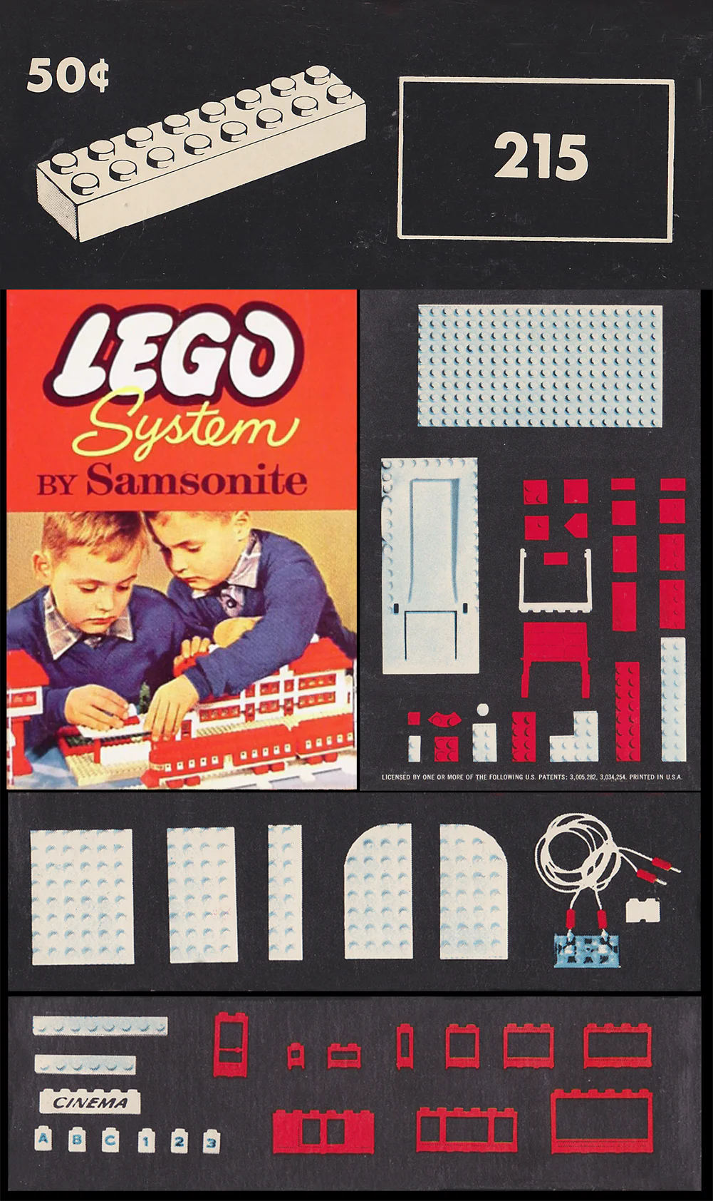 2 x 8 Bricks 乐高 LEGO 215-2 image 5
