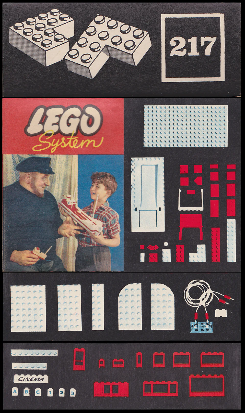Four by Four Corner Blocks 乐高 LEGO 217-2 image 9