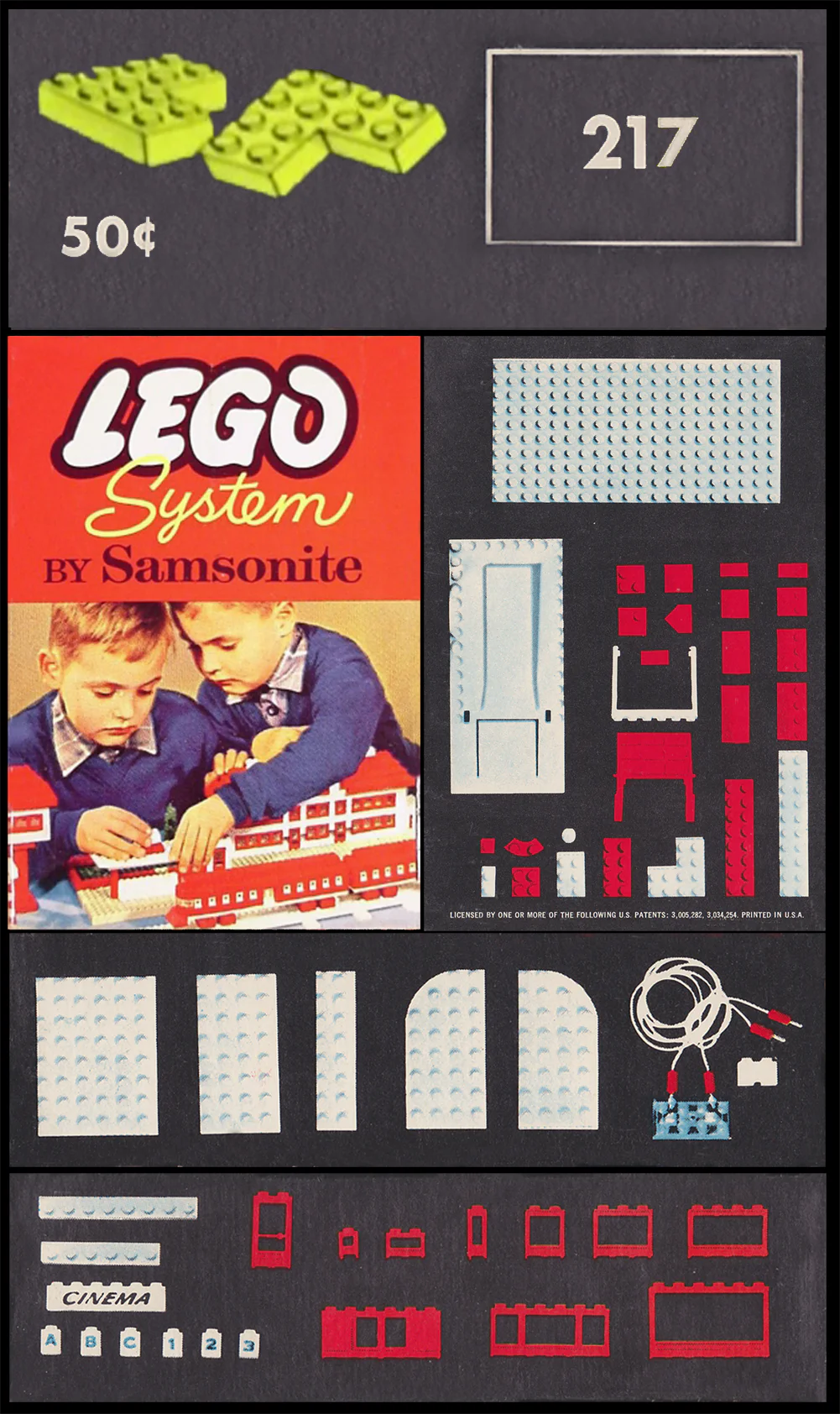 Four by Four Corner Blocks 乐高 LEGO 217-2 image 14