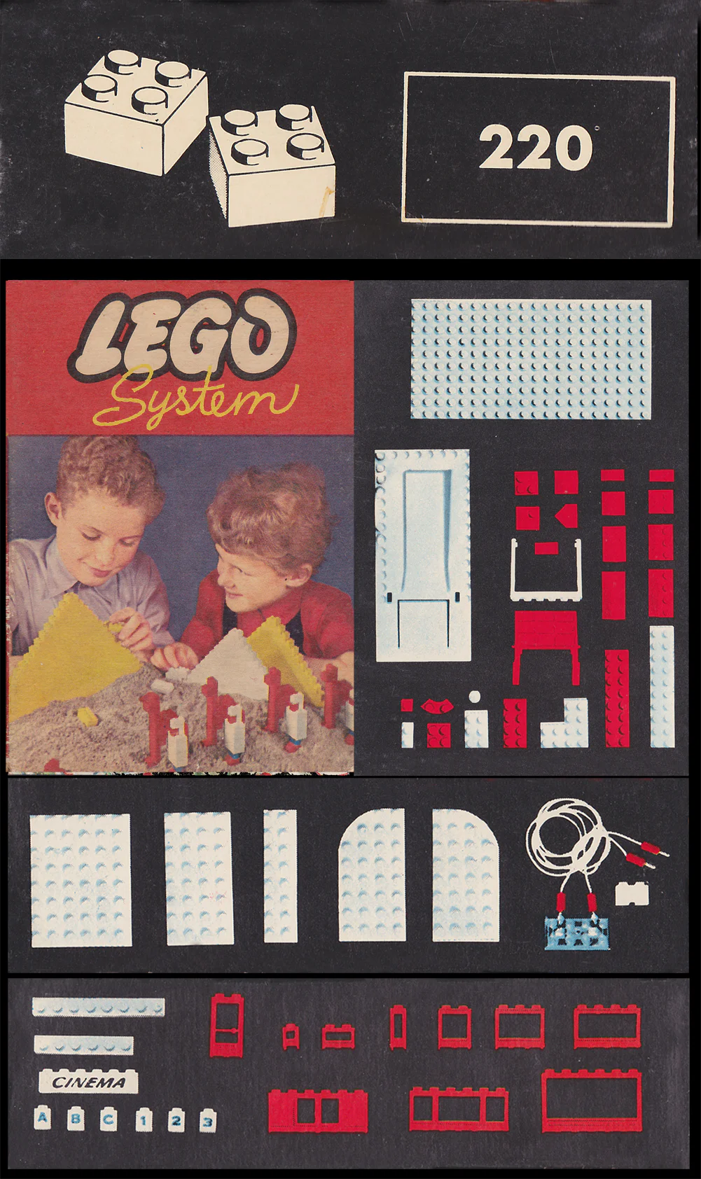 "Four bricks" 乐高 LEGO 220 image 9