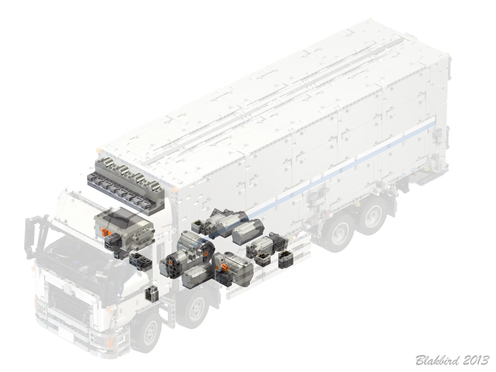 Kawasaki Logistics Trailer Truck 启智乐 23025 image 3