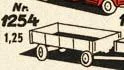 Scale model of a Bedford flatbed trailer, measuring 1:87 (HO scale). 乐高 LEGO 1254-2 image 4