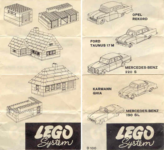 Mercedes-Benz 190SL 乐高 LEGO 666 image 2