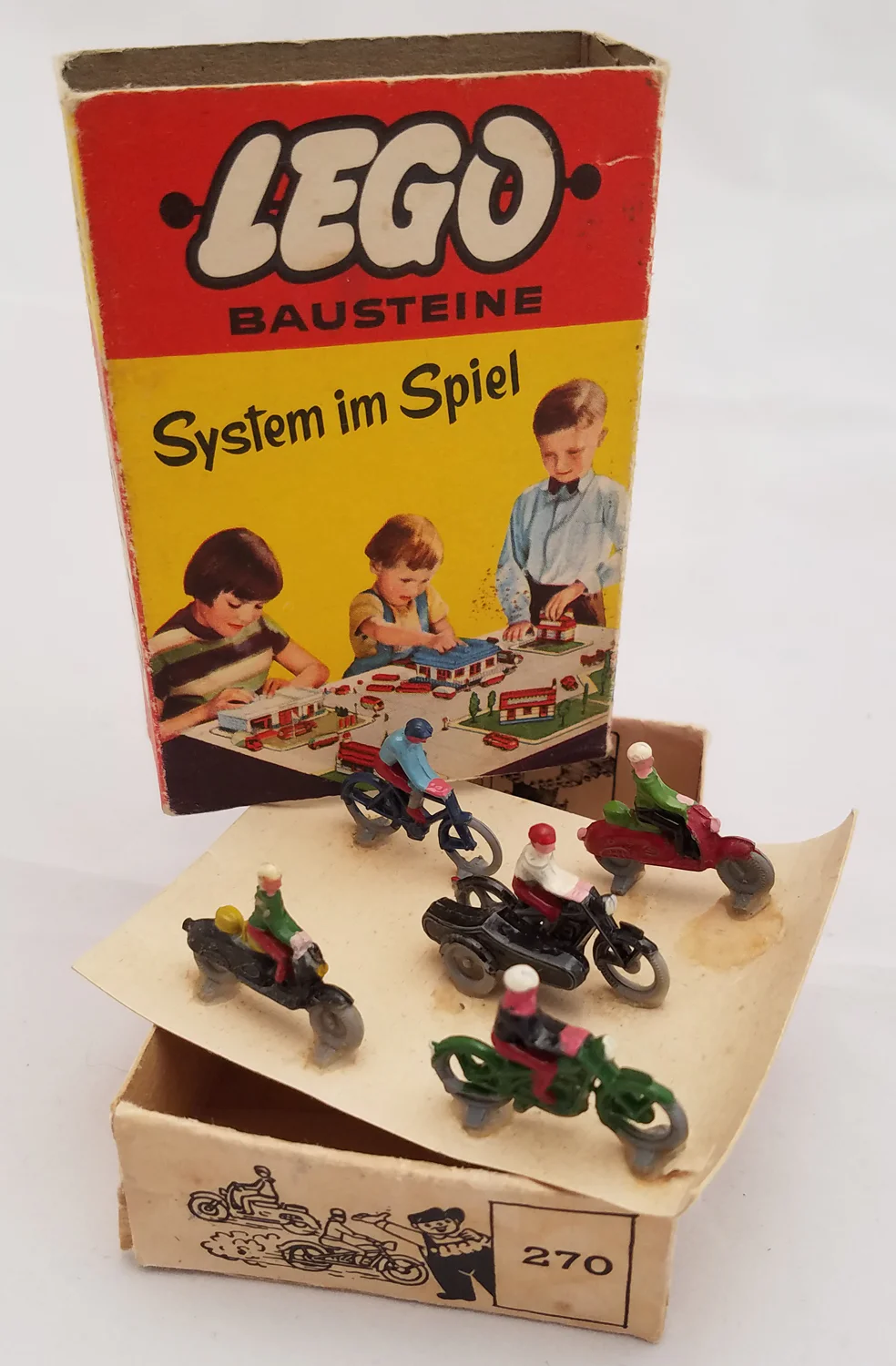 Five Cyclists / Five Motorcyclists 乐高 LEGO 270