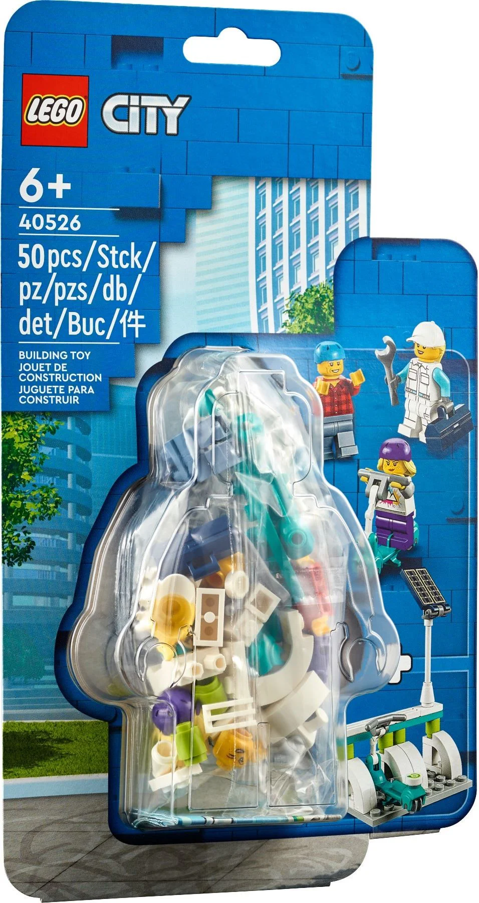 Pedestrian and charging station 乐高 LEGO 40526 image 2