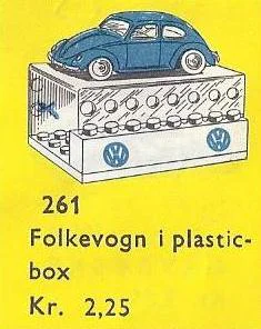 Volkswagen Beetle Type 1307 乐高 LEGO 261-3 image 5