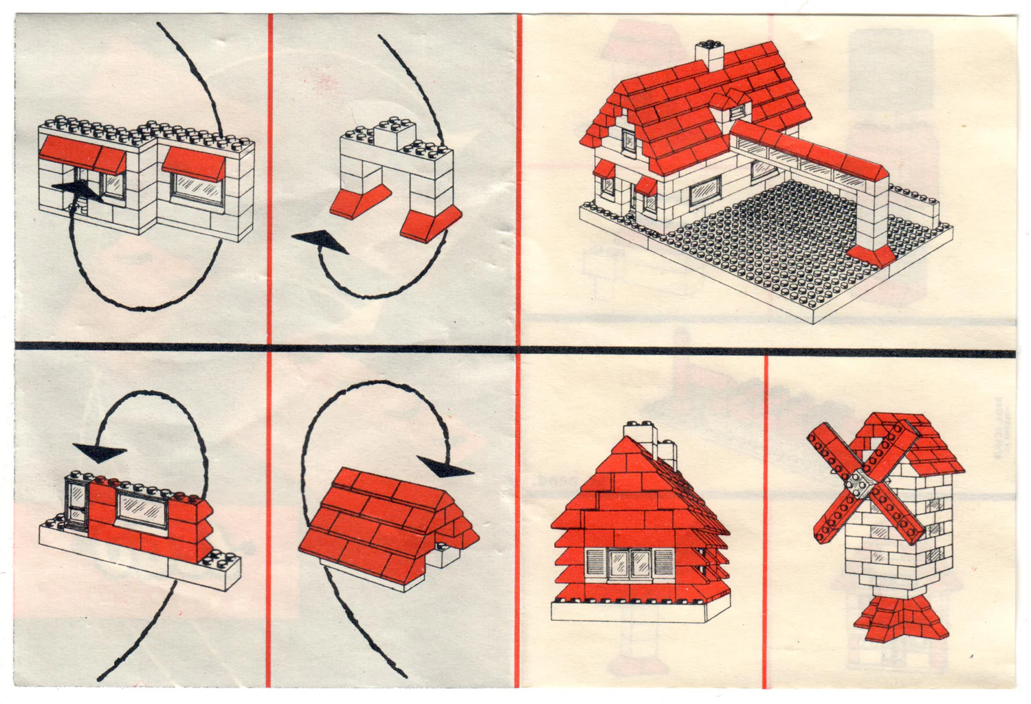 Wēi Tiān Lóu Chǐ ( Sloping Roof Bricks) 乐高 LEGO 280 image 2