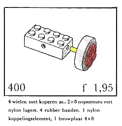 Miniature Bearings with Axle Systems 乐高 LEGO 400-4 image 4