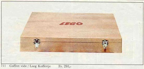LARGE WOODEN STORAGE BOX 乐高 LEGO 821-2 image 1