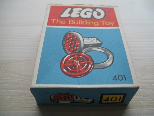 "Jumbo Tires with Axle (System)" 乐高 LEGO 401-3 image 1